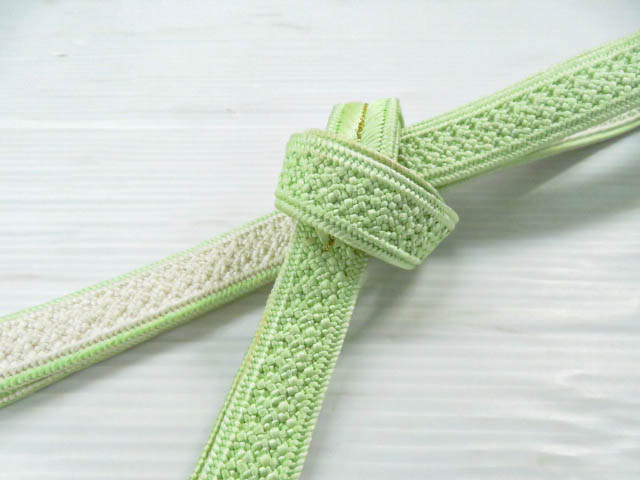リサイクル 和装小物 帯締め 平組 手組紐 金糸